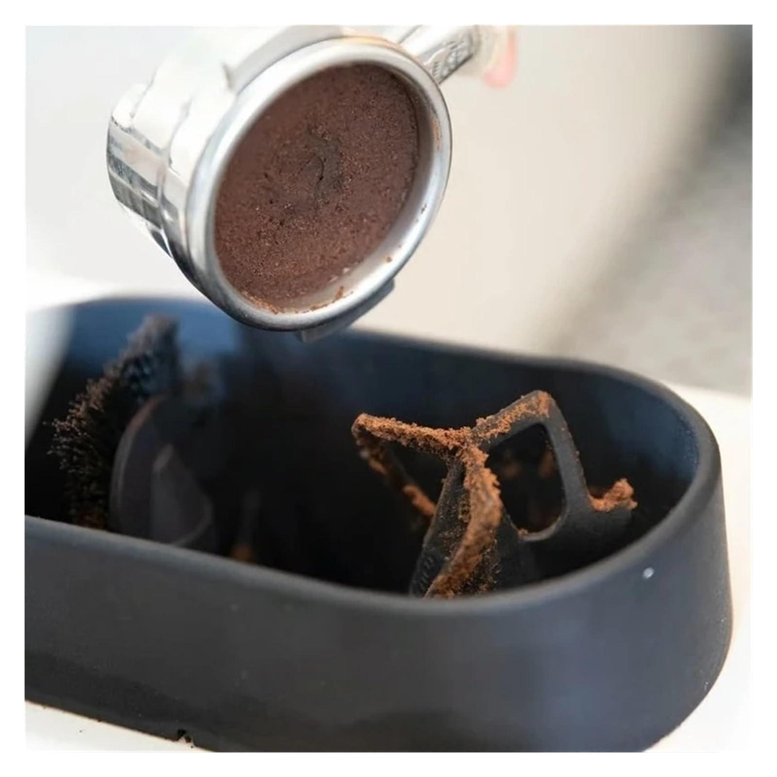 Juego De Herramientas De Limpieza De Portafiltro De Café Expreso Con Caja De Golpe Y Cepillo, Kit De Limpieza De Cesta De Filtro De Café For Uso Doméstico De Barista