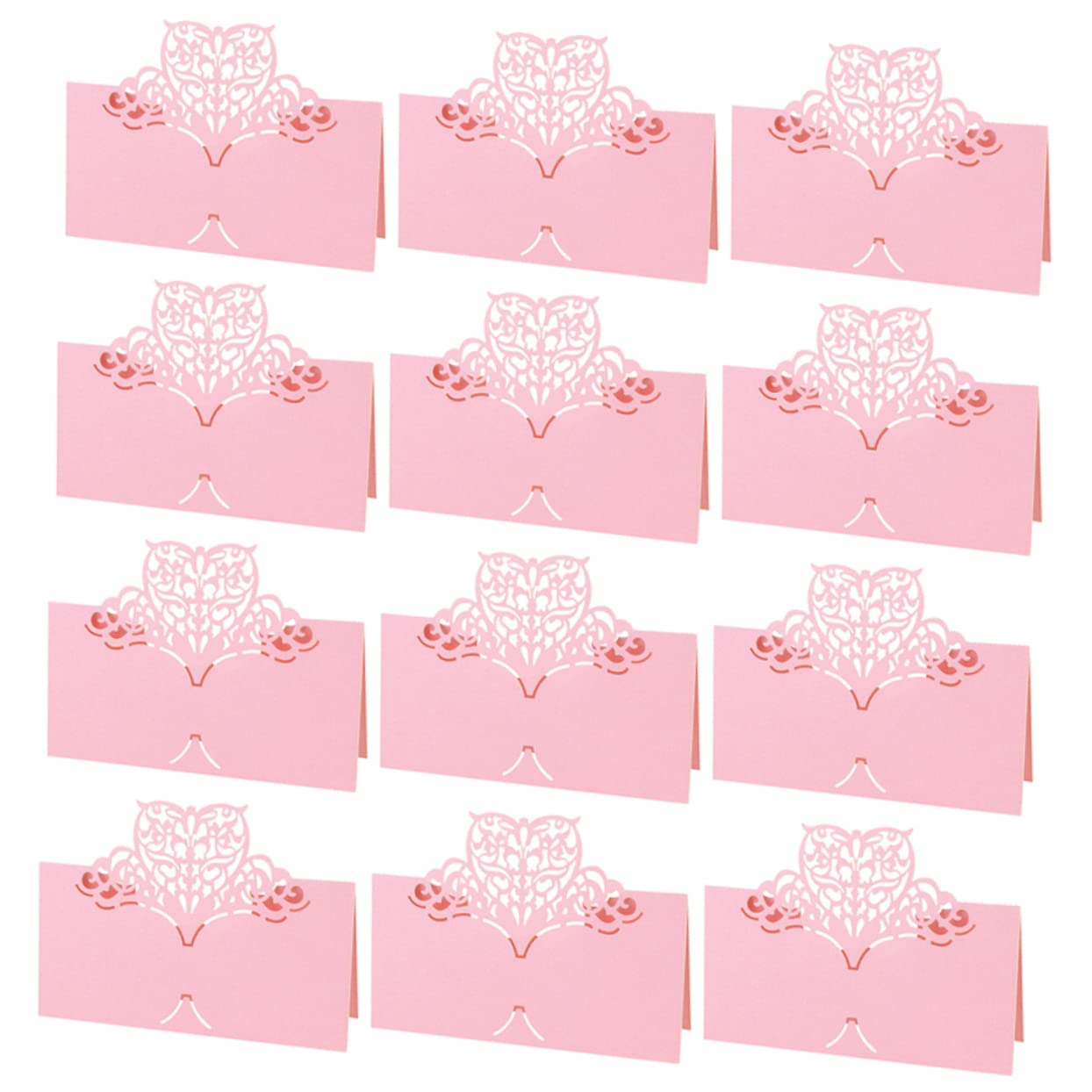 Zerodeko 125pezzi Cartellini Segnaposto Decorativi Per Matrimoni e Feste Facili Da Scrivere e Personalizzare Per Creare Atmosfere Romantiche e Accoglienti