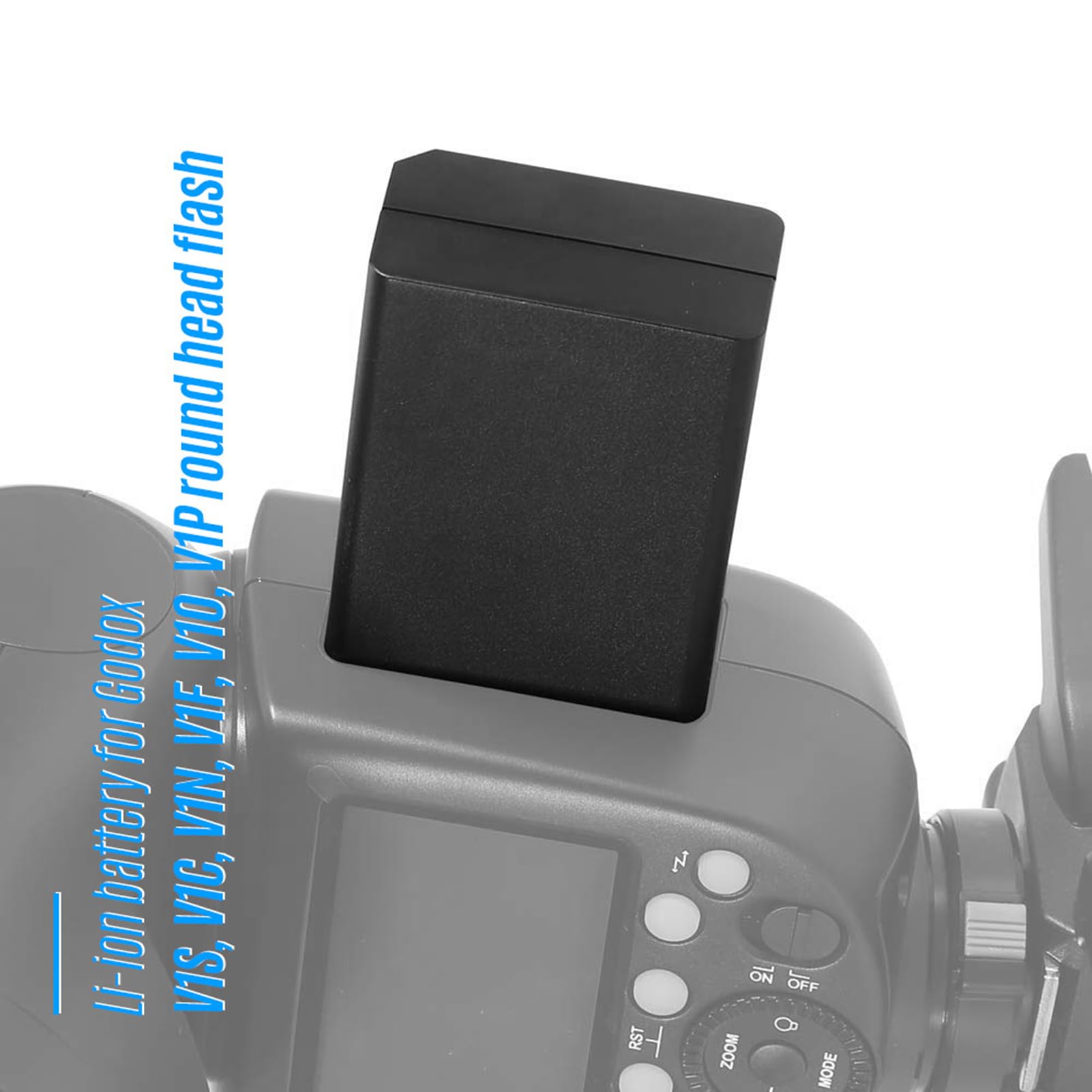 Godox VB26 Batería de Iones de Litio de 2600 mAh y 18,72 WH para Flash Speedlite de Cabezal Redondo GODOX V1S, V1C, V1N, V1F, V1O y V1P