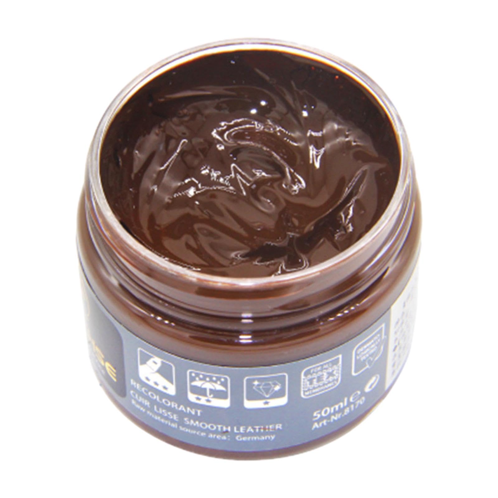LOOM TREE Leather Recoloring Balm Leather Repair Cream for Bag Holes Scratch Car Seats Brown | Leathercrafts | Leathercraft Tools | Other Leather Tools |-image-8