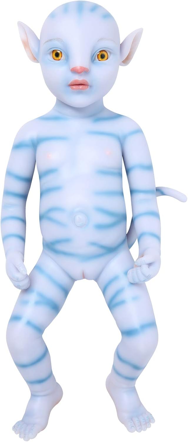 Blасk Frіdау - 70% оƒƒ IVITA 20 inch Avatar Silicone Baby Dolls ,Not Vinyl Dolls,Real Full Body Silicone Reborn Baby Dolls, Newborn Baby Dolls