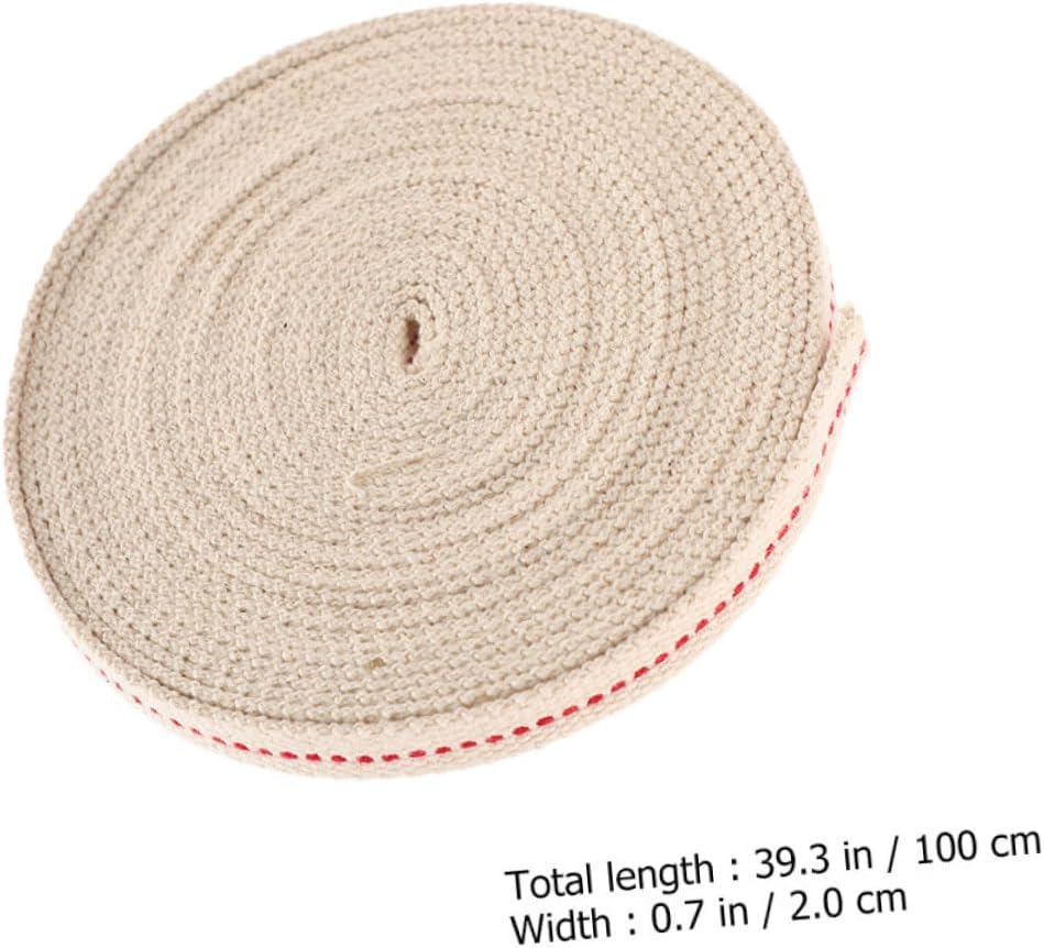 BESTOYARD 3 Rolls Cotton Kerosene Lamp Wick for Oil Lamps Halloween