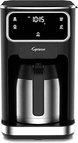 Miniatura 2 de Capresso Cafetera con pantalla táctil de 10 tazas con jarra térmica