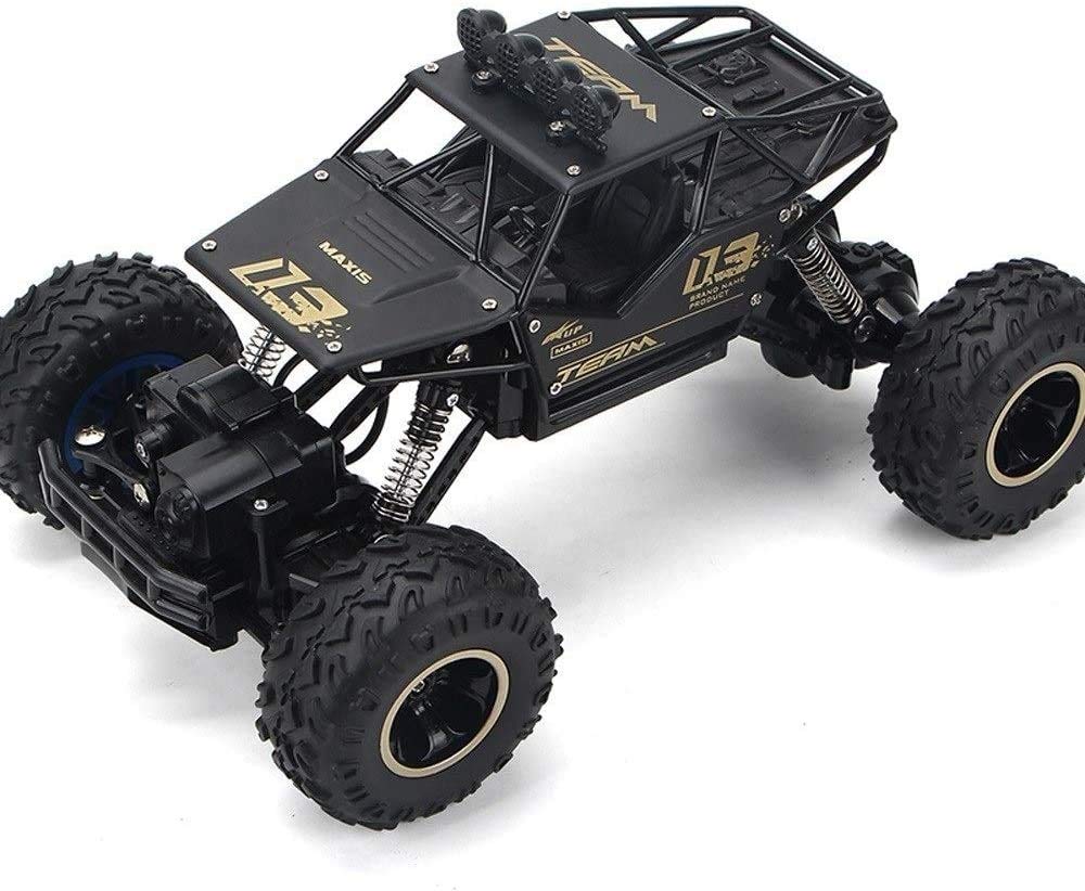 Zhangl Oversized Alloy Remote Control Car Remote Control Off-road 2.4Ghz Radio Controlled Race Buggy Hobby 4WD Charging Boy Short-range High Speed SUV Drift Racing