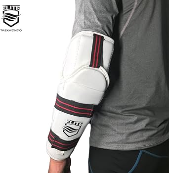 ELITE – Taekwondo Forearm & Elbow Guard For Kids & Adults (TKD Protector) (Large
