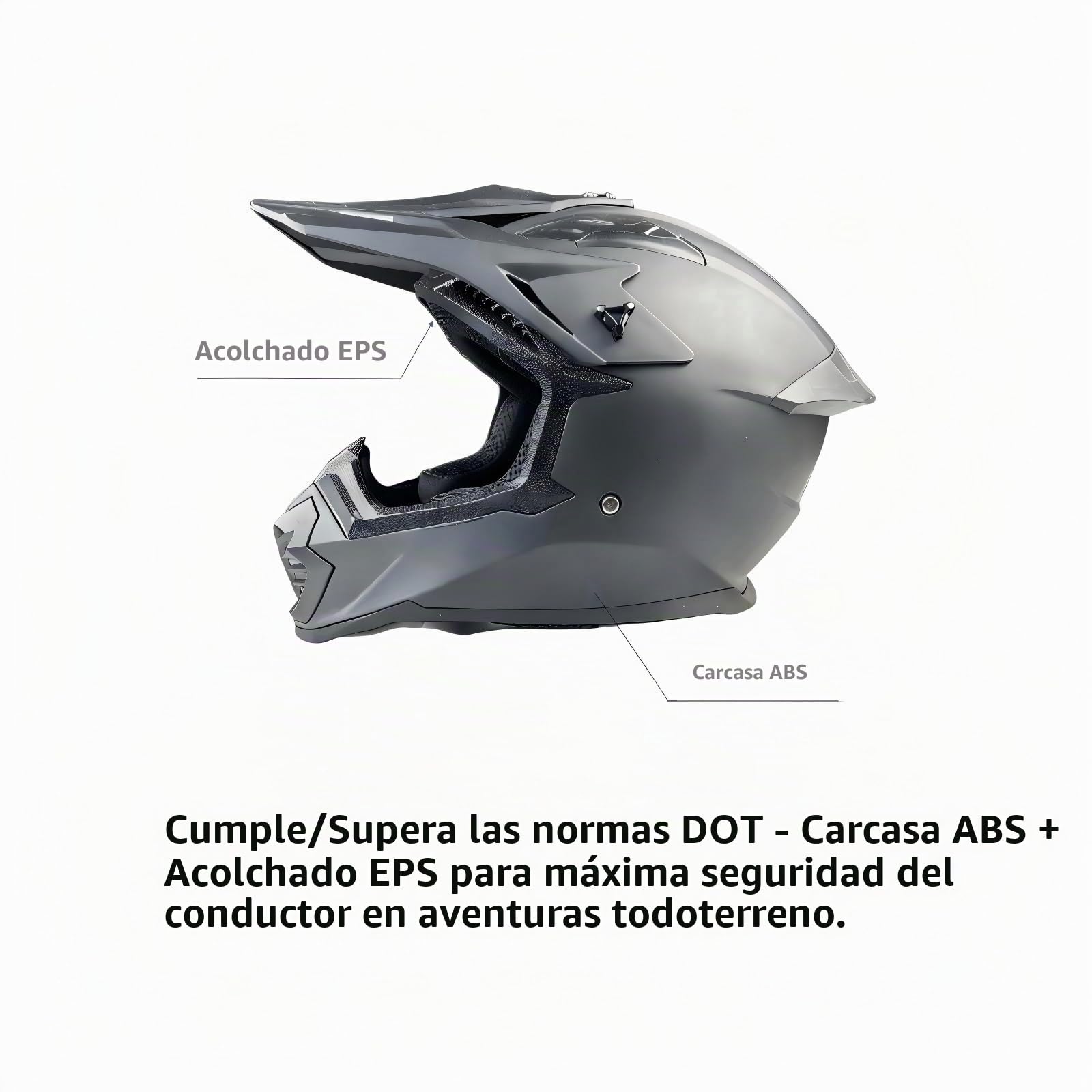 Casco de motocross MTB Fullface, casco de cross para adultos con gafas máscara guantes, casco de moto de descenso, casco de moto ATV, incluye 3 tamaños de forro de casco