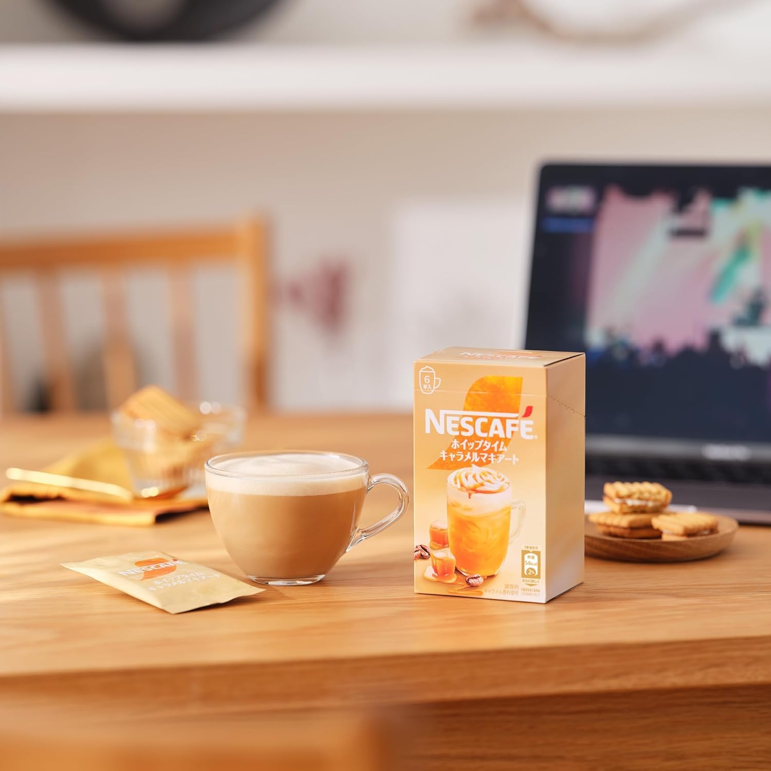 Amazon.co.jp: ネスカフェ ホイップタイム キャラメルマキアート 6P