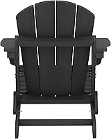 Vista 259 de SERWALL - Silla plegable Adirondack para patio, jardín, exterior, resistente a la intemperie, sillas para hoguera, color naranja