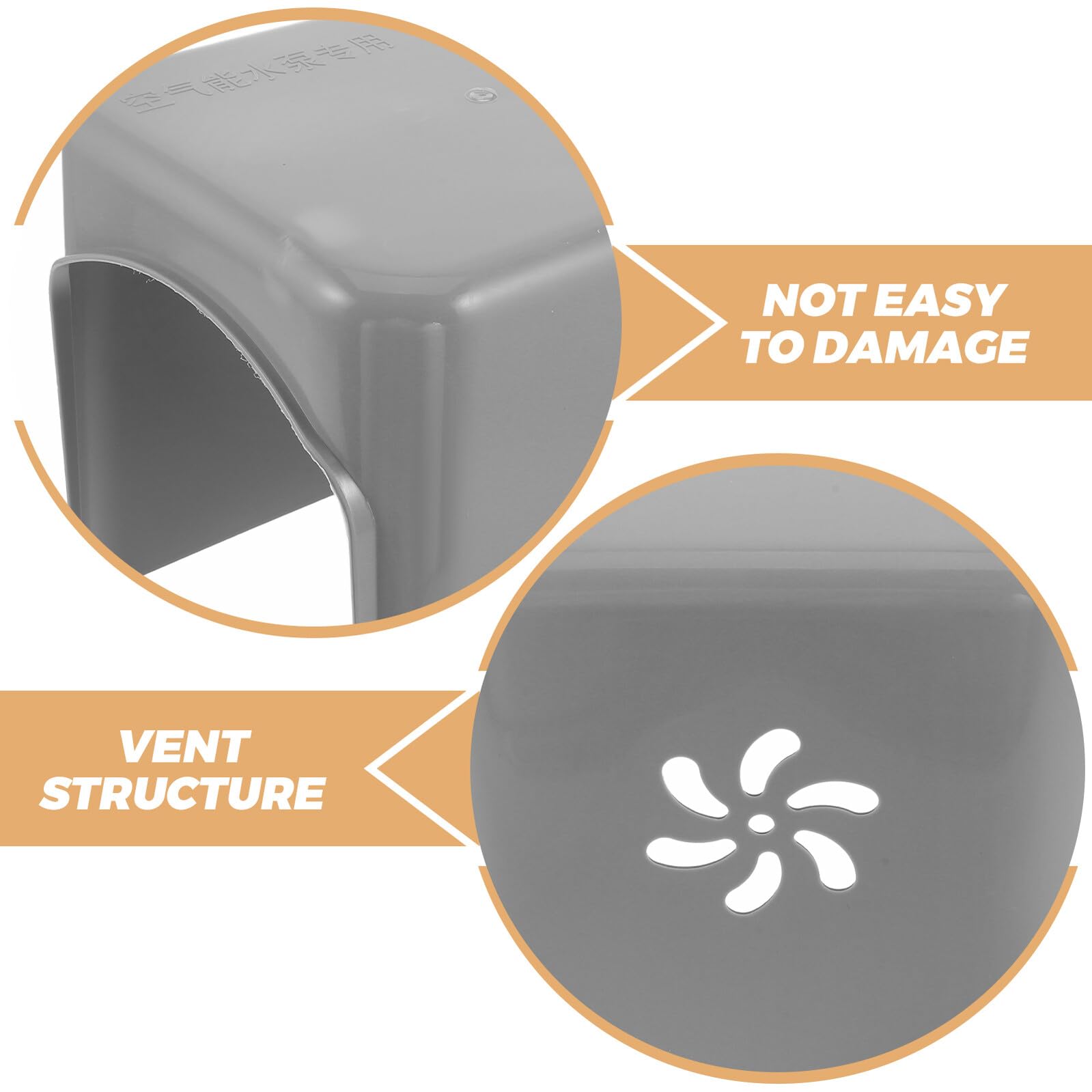 Yardenfun Cubierta para Bomba de Piscina para Exterior Resistente al Agua Clima, Hecha de Plástico, Adecuado para Uso en Jardines E Industrial