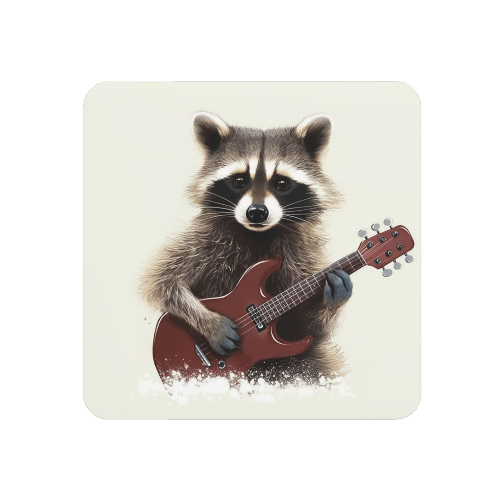 Fodpand Square Funny Raccoon Fridge Magnets, Strong Small Refrigerator Magnets Decorative Magnets For Kitchen Fridge Office Locker - Funny Magnetic Stickers Birthday Gifts