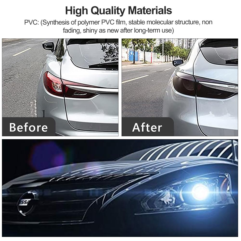 30x60 Cm Pellicola Vinilica Per Auto Pellicola Per Fanale Posteriore Per Moto Camaleonte Faro Posteriore Giallo Giallo Lbtn 79286508 - Foto 2