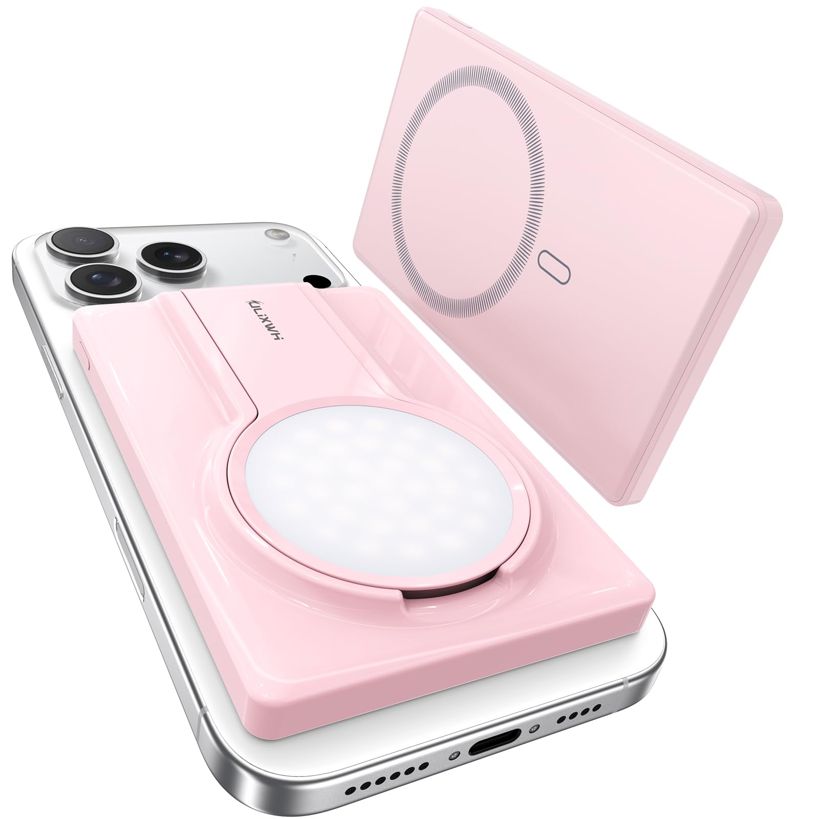 Amazon | ULiXWH【新発想！充電も撮影もこれ一台】モバイルバッテリー