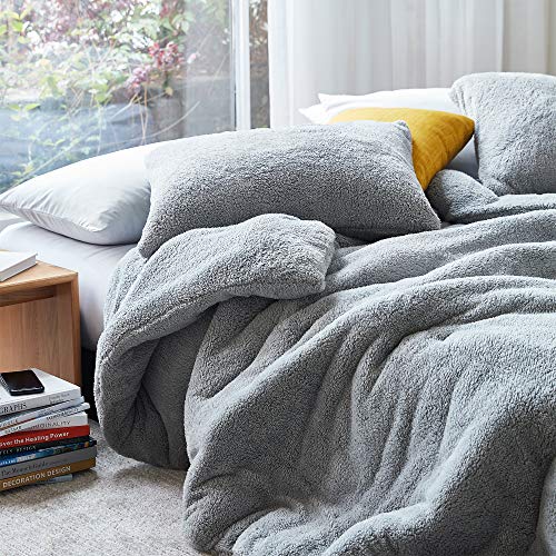 Byourbed Coma Inducer Oversized King Comforter - Teddy Bear - Silver Gray #TOP1