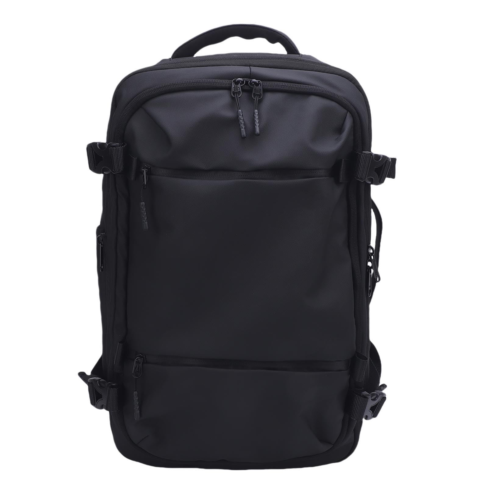 Vakuum-Rucksack, Erweiterbar, Wasserdicht, Oxford-Stoff, Luftrucksack, TSA-Schloss | Kompressionsbeutel, Großer Rucksack für Reisen, Schwarz