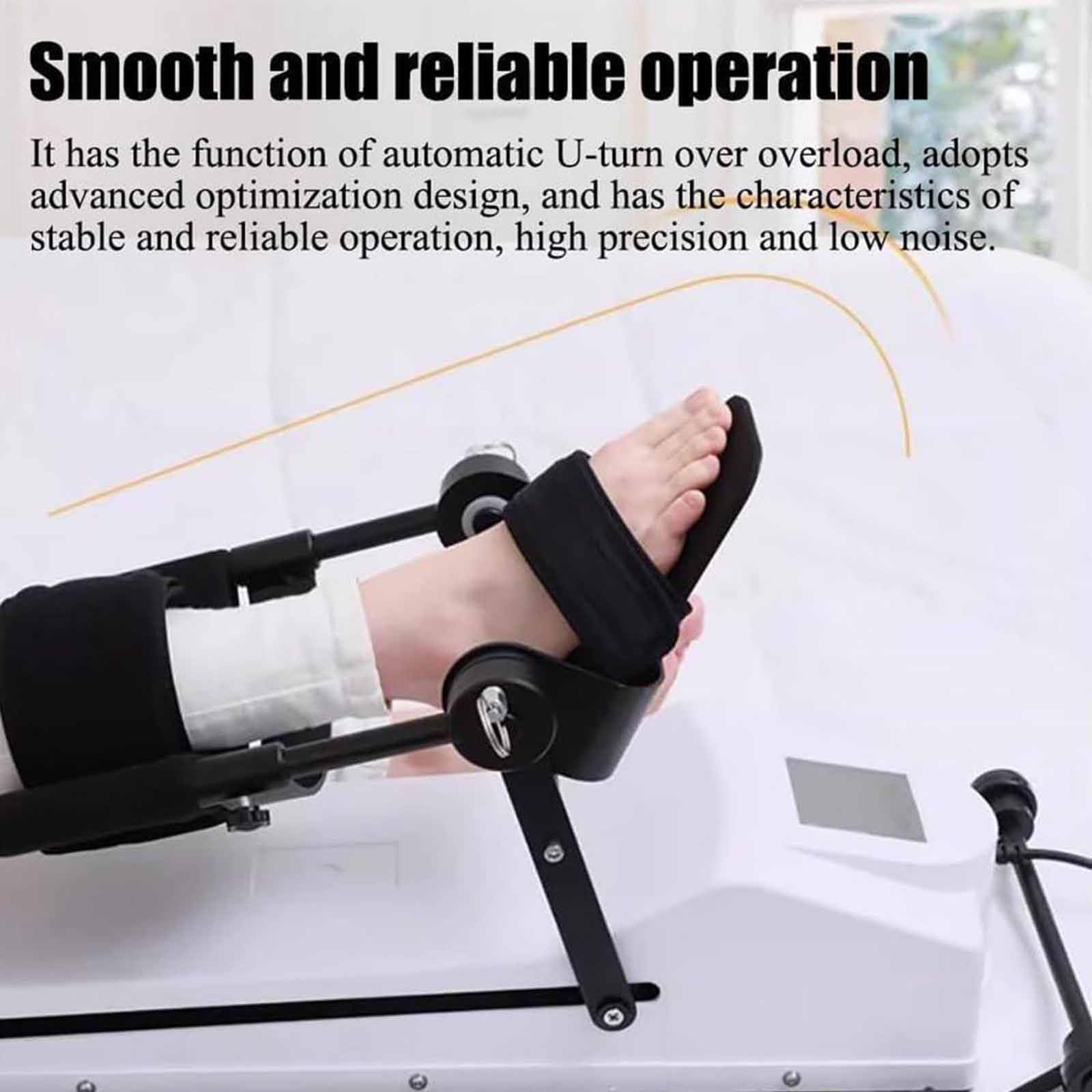 Entrenador Eléctrico De Rehabilitación De Rodilla Con Pantalla Ajustable De 0 A 120°, Dispositivo Rehabilitación De Articulaciones De Miembros Inferiores, Para Rigidez Articular,165CM