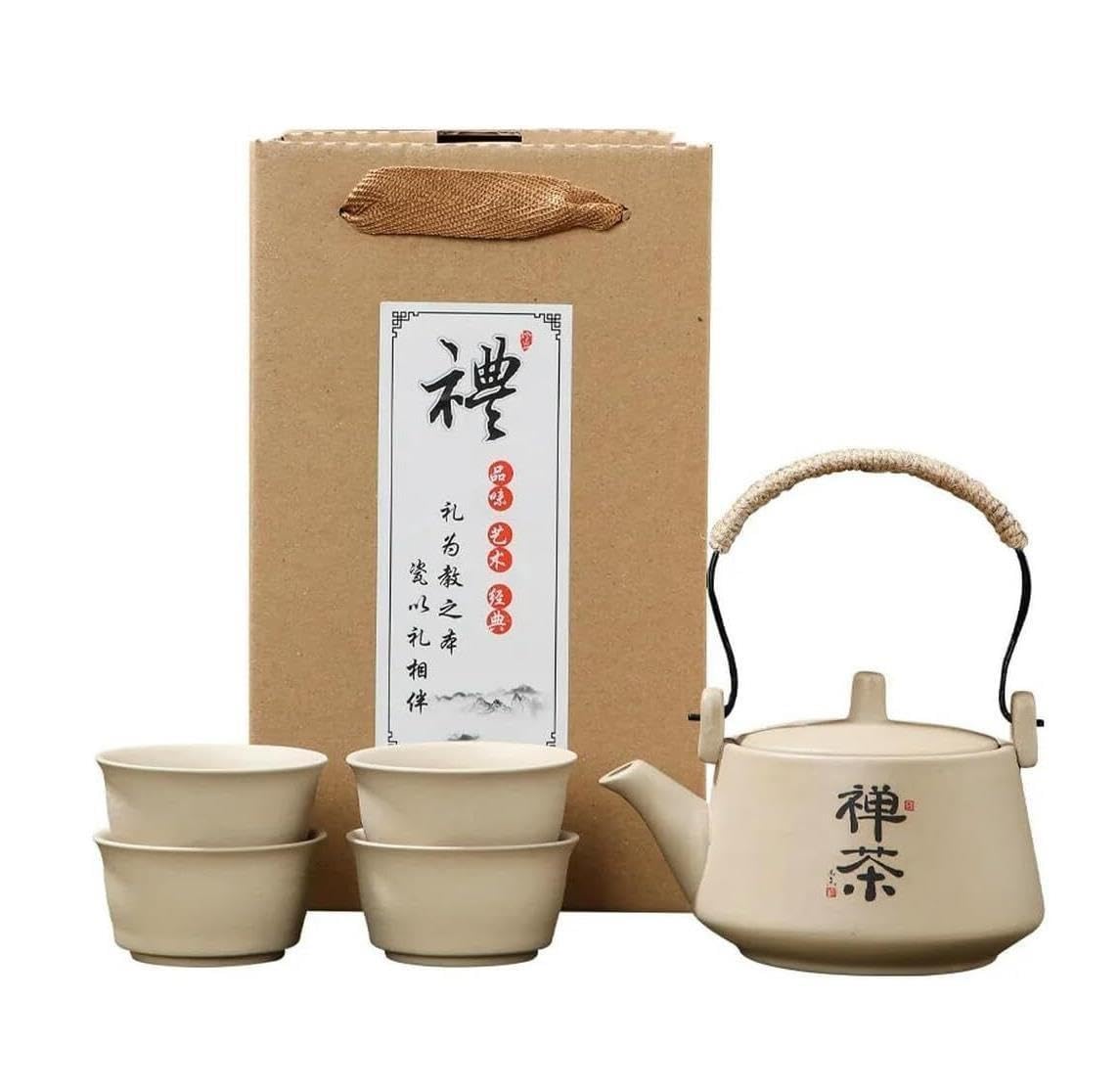 Zestaw Do Herbaty Kung Fu Z Grubej Porcelany