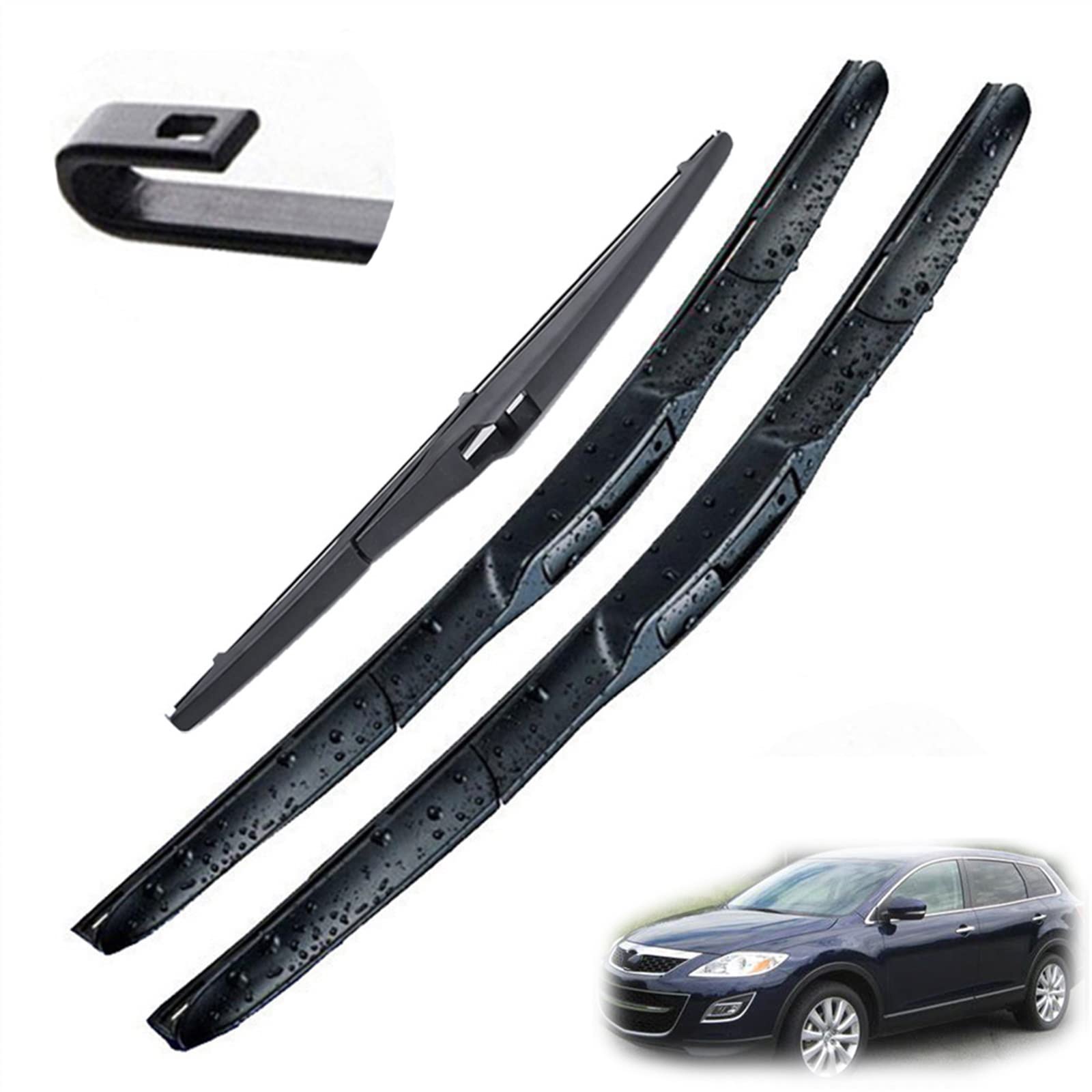 Balais essuie-glace avant arrière 26 16 14 pouces pour Mazda CX-9 MK1