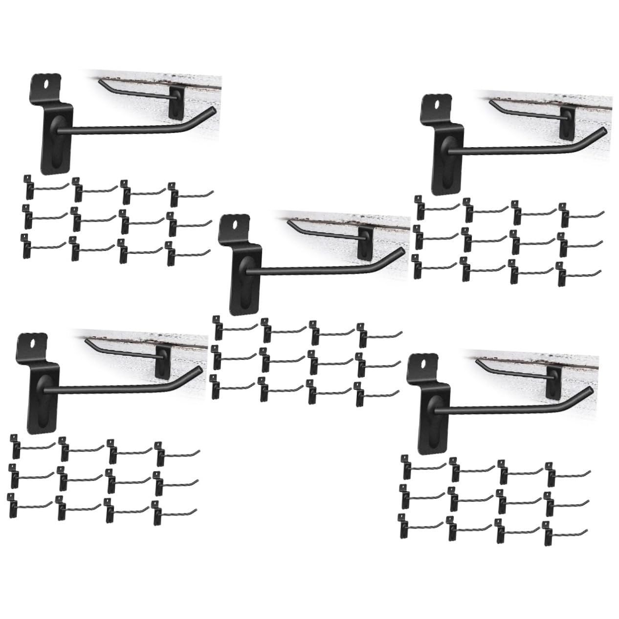 100pezzi Per Organizzatori Per Garage e Casa Facile Installazione Per Utensili e Accessori