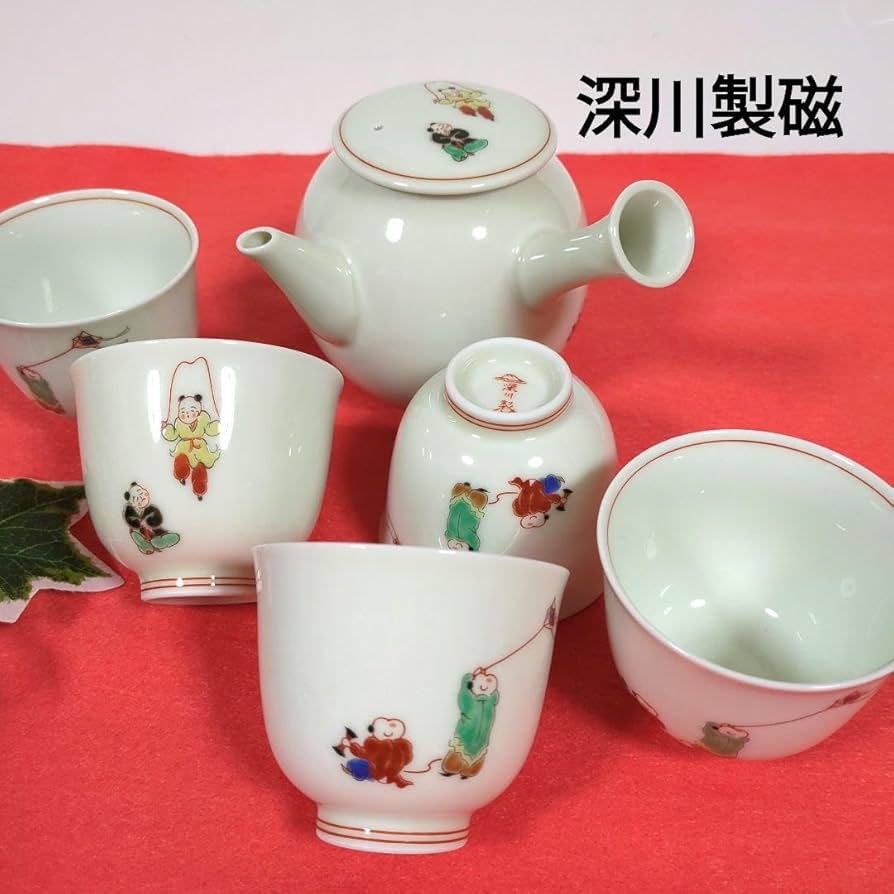 Amazon.co.jp: 深川製磁 茶器セット あそび : ホーム＆キッチン