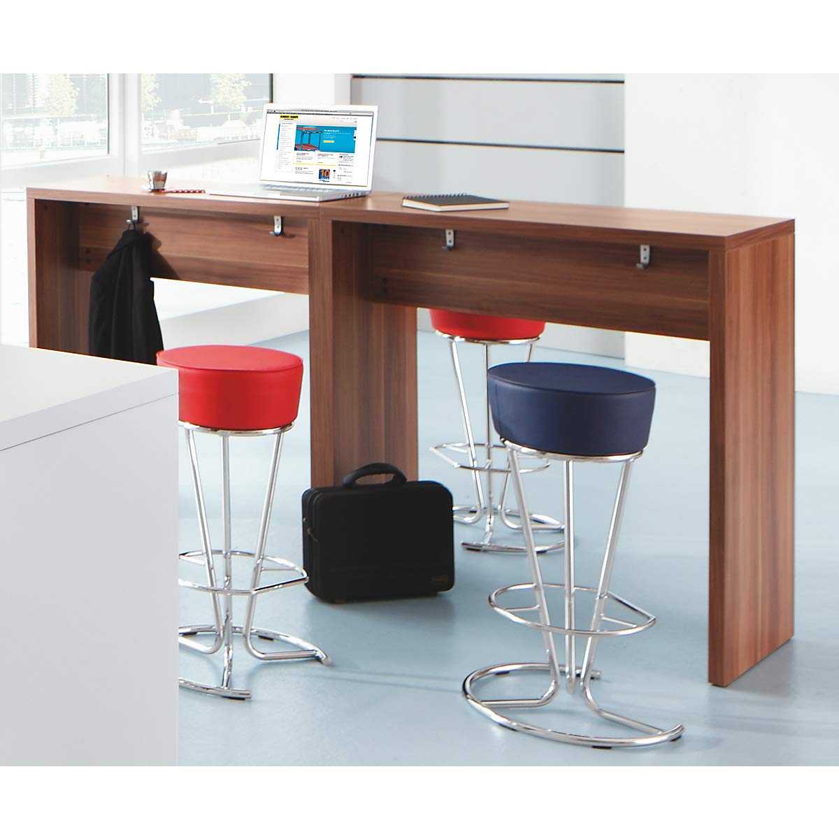 HAMMERBACHER VMP104 WEIß Stehtisch MP 104 weiß