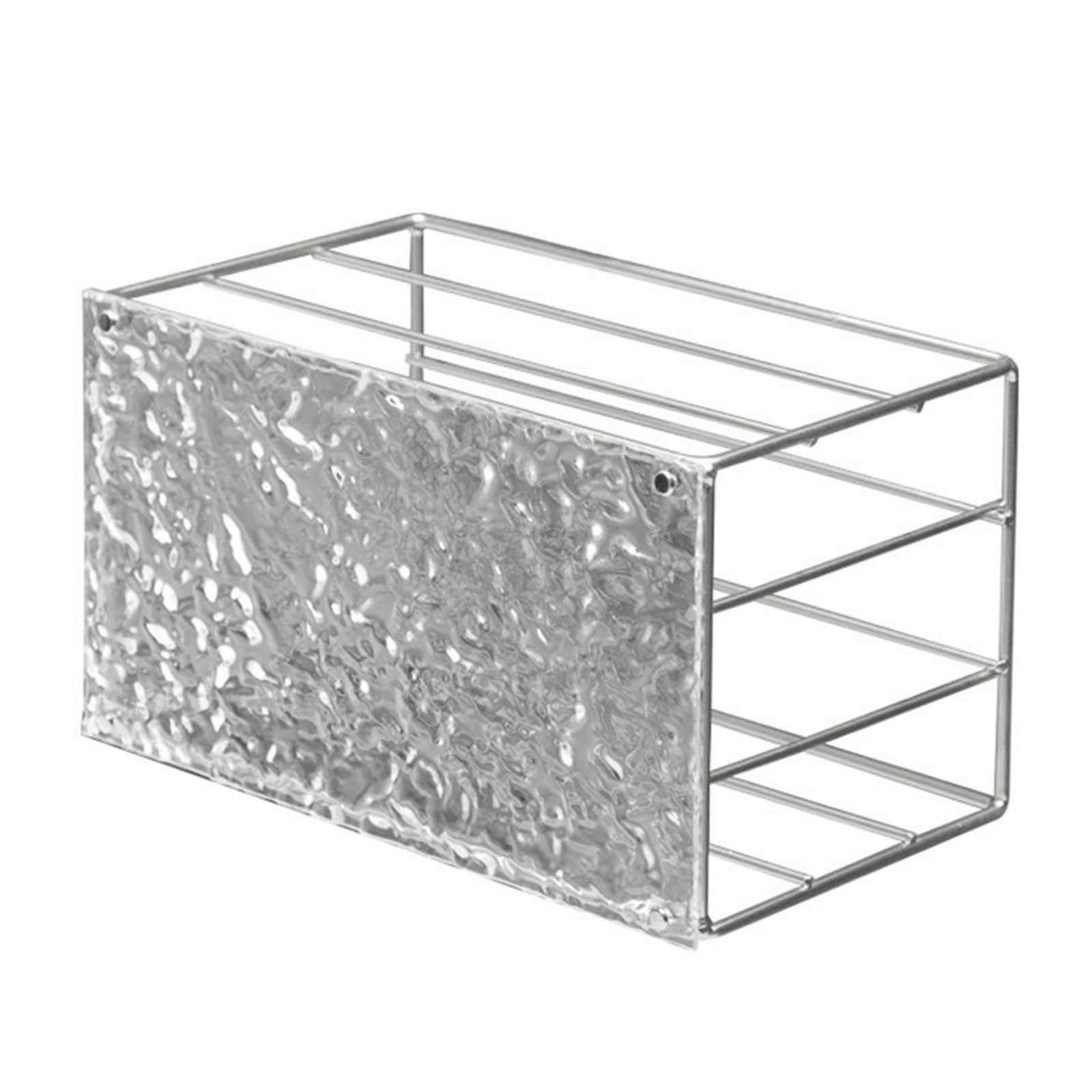 Kalttoy Waved Tissue Box Holder Decorative Gold or Silver Metal Tissue Holder for Bedrooms and Living Area Metal