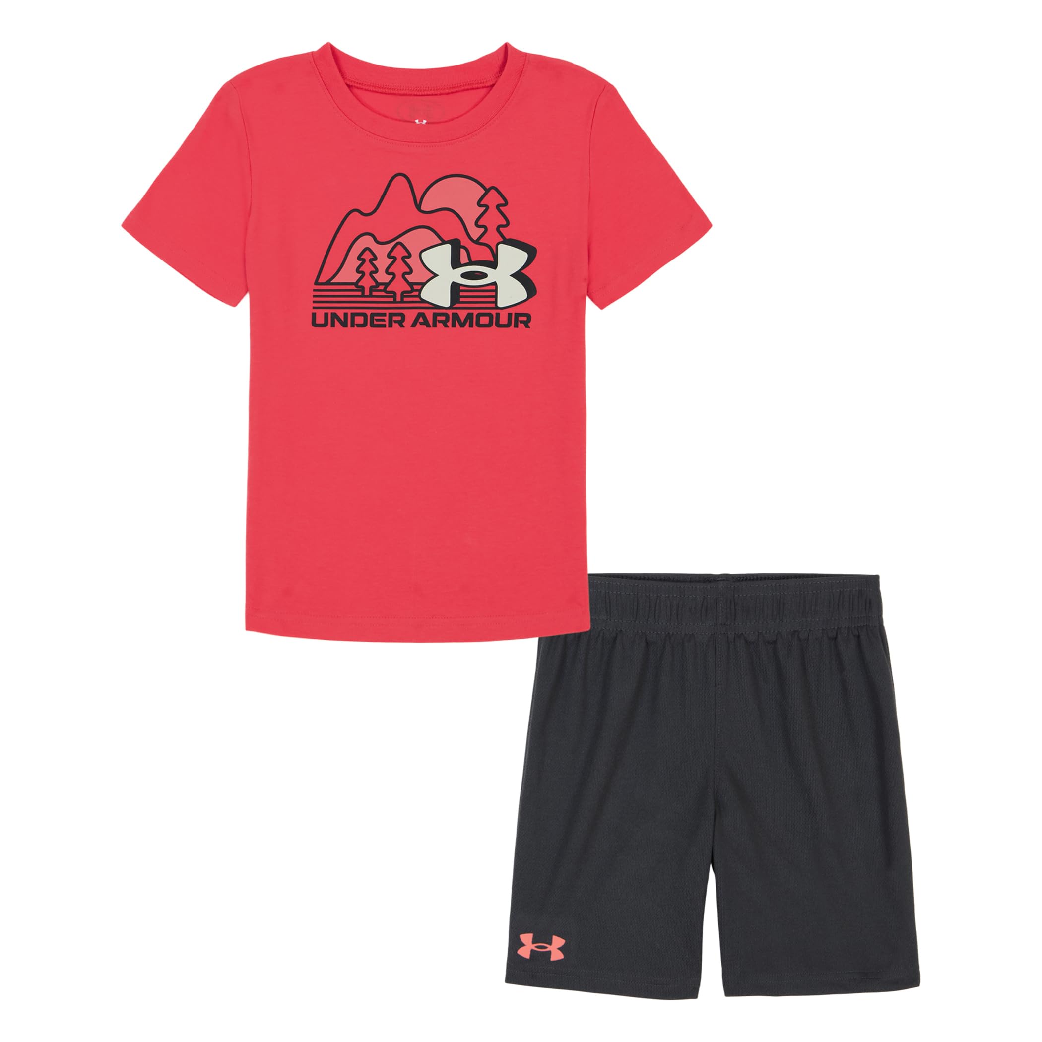 Under Armour Boys' 2-Piece Short Sleeve Tee and Shorts, Outdoor Collection