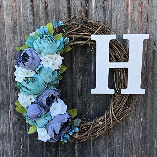 Flojery Silk Peony Bouquet Vintage Artificial Peonies Flower for Home Wedding Party Decor (1pcs, Blue) - Image 5