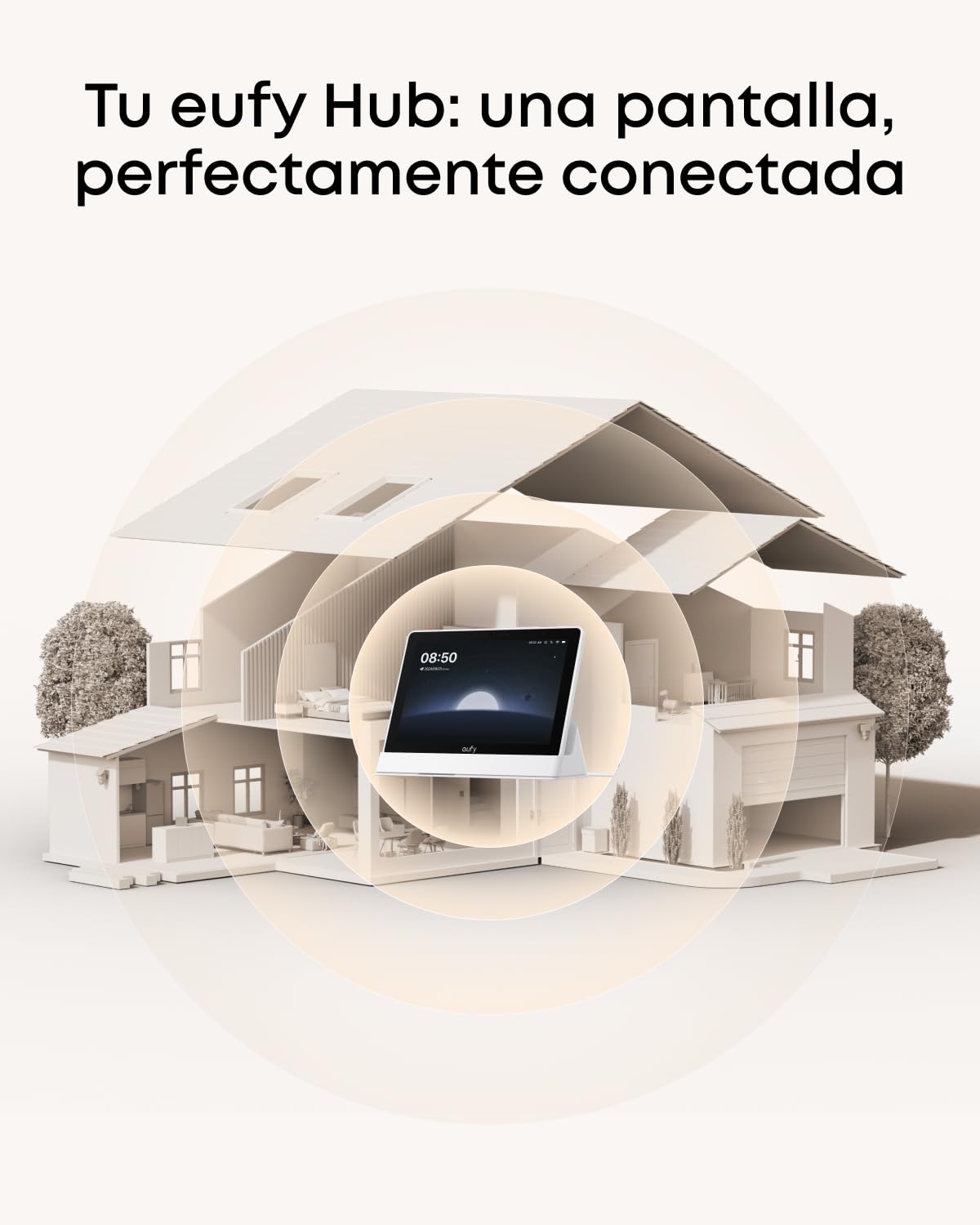 Eufy Smart Display Panel de 8'' Control para el Hogar Compatible con Dispositivos de Seguridad