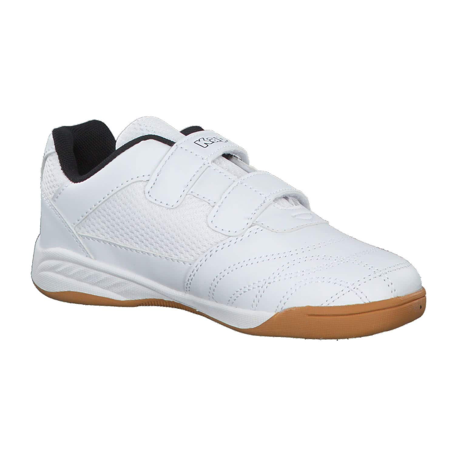 Kappa Kickoff K Unisex Kids, Scarpe, Bianco White Black, 28 EU