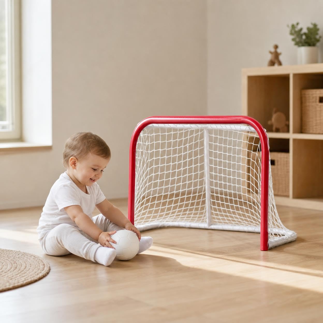Portería Hockey sobre Hielo Metal para Niños y Jóvenes - para | para Exteriores