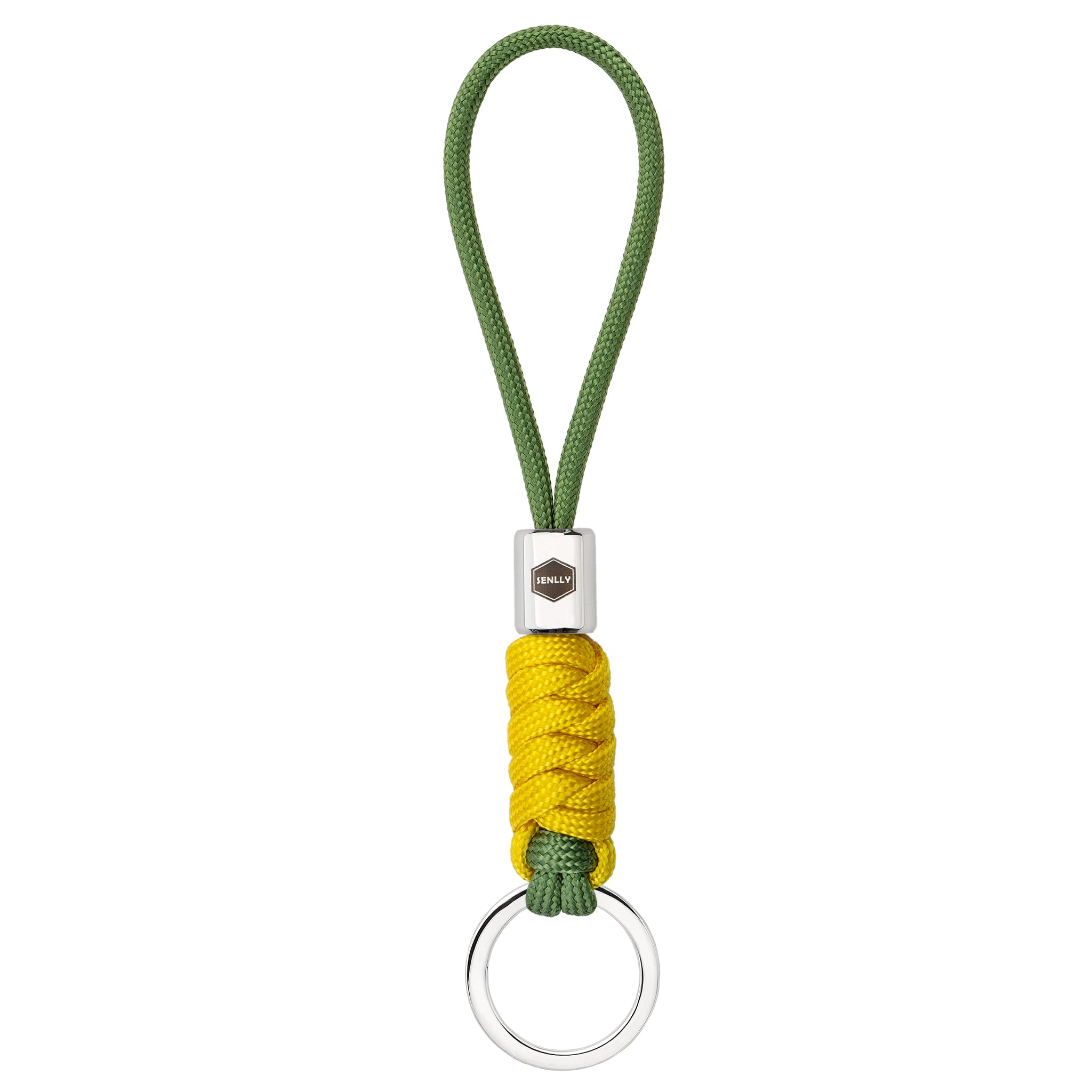 SENLLY Keychain Lanyard for Keys, Cell Phone, Wallet, Paracord Braided Design with Stainless Steel Hardware