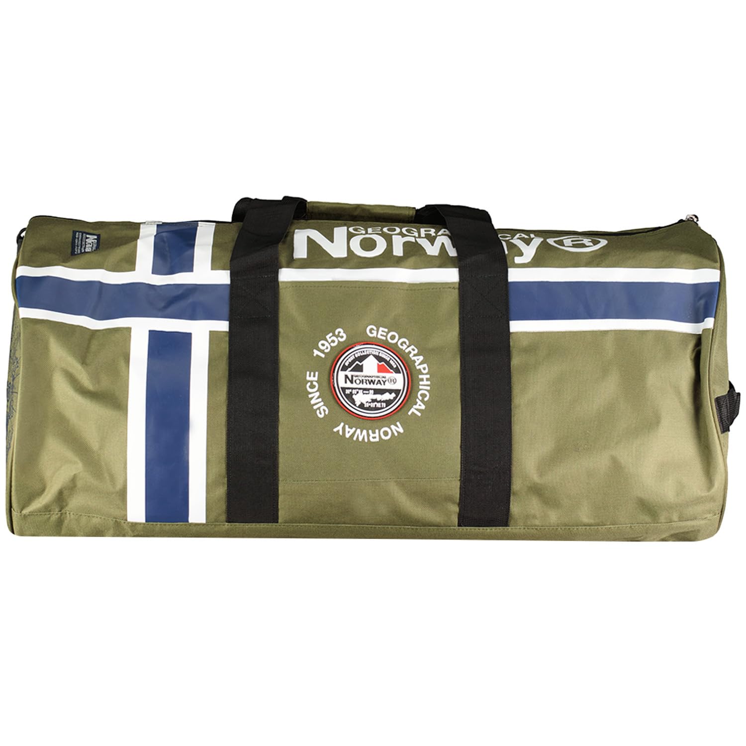 Geographical Norway Shark Borsone Sportivo Poliestere Grande Capacità Tracolla Regolabile Chiusura Con Zip Viaggio Fitness Allenamento (Cachi)