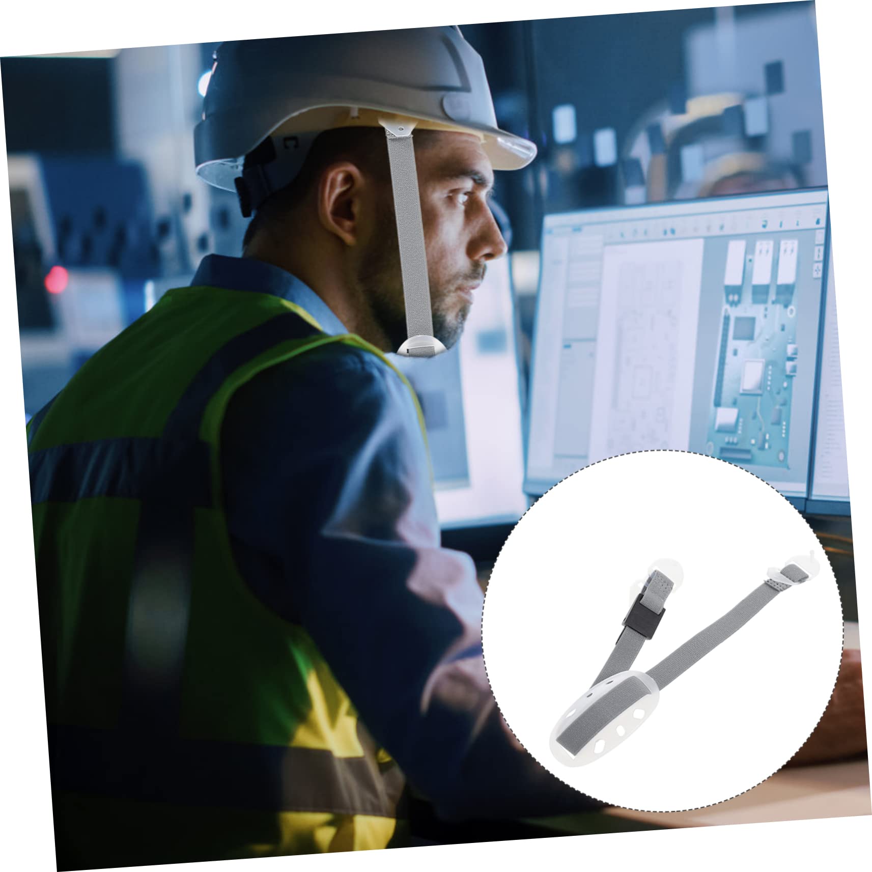 COSMEVIVI 2pcs Easy Install Helmet Chin Strap Chin Protection Strap for Helmet Supplies