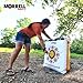 Morrell Outdoor Weatherproof Durable Range Adult Field Point Archery Bag Target with 50 Bullseyes, Nucleus Center, and IFS Technology, White