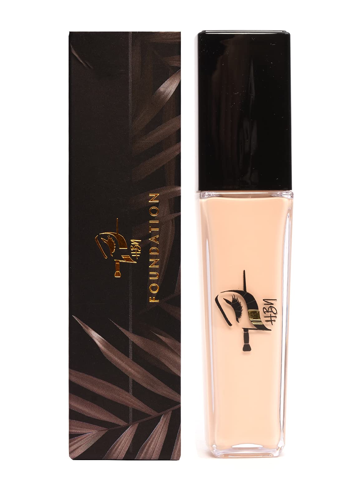 HBN Long-Lasting Waterproof Foundation for Uniform Skin Tone (Biscuit, 25ml)