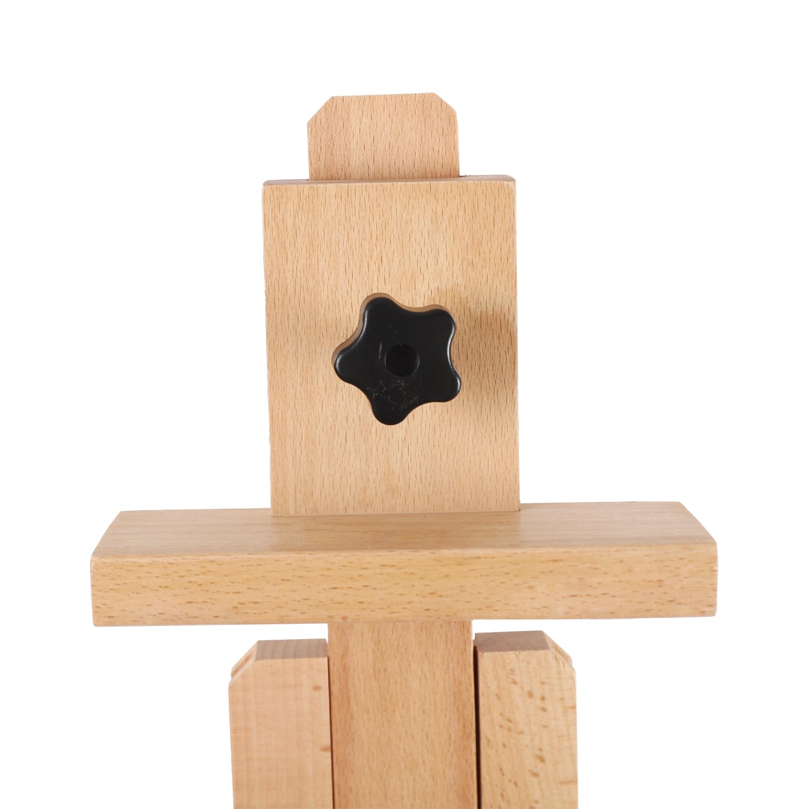 Soporte de madera para pintura,Caballete grande de bocetos en estilo francés,Soporte de pintura con compartimento,Ángulo de altura ajustable,Plegable,Portátil