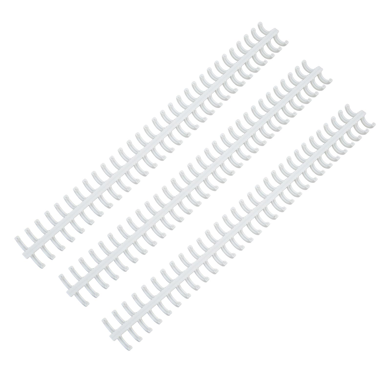 Wakects Legatura a Spirale a Fogli Mobili, 30 Fori, Dorso in Plastica PP