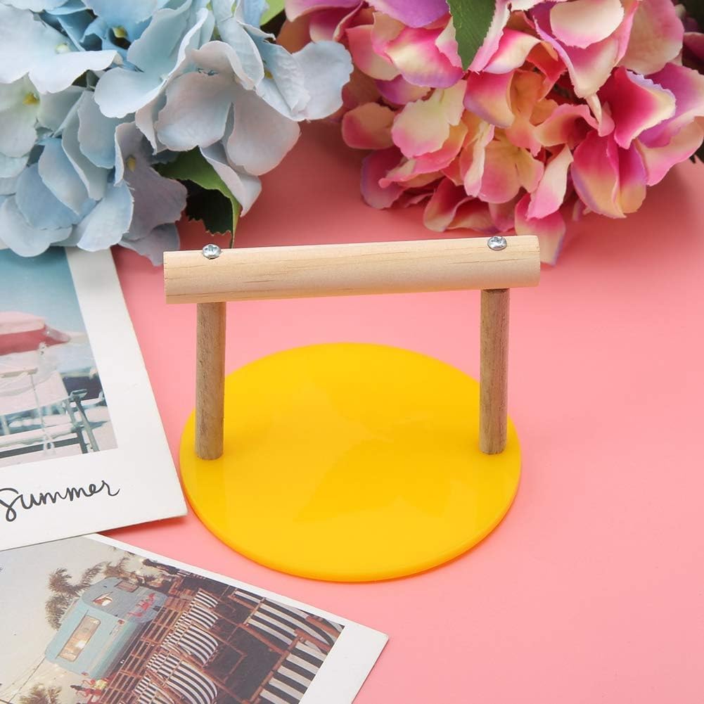 Trespolo per pappagallo Supporto portatile in legno Parco giochi per uccelli Accessori per gabbia Mordace per addestramento