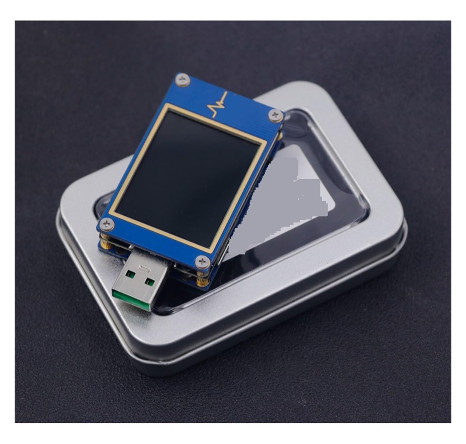 Tester USB Tester USB szybkie ładowanie 1,77 cala linia danych detektor głowicy ładującej woltomierz cyfrowy amperomierz miernik napięcia prądu