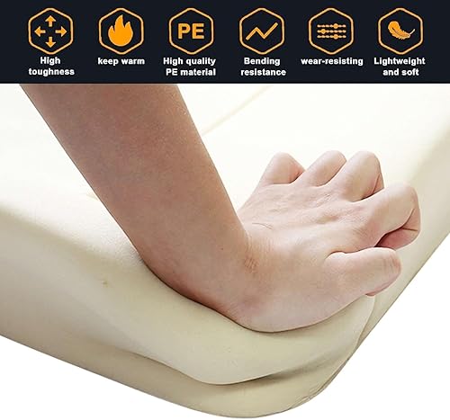 Miniatura 6 de SecosAutoparts Funda de Espuma para Asiento Inferior del Conductor Compatible con Ford F250 F350 F450 Lariat 2002 2003 2004 2005 2006 2007