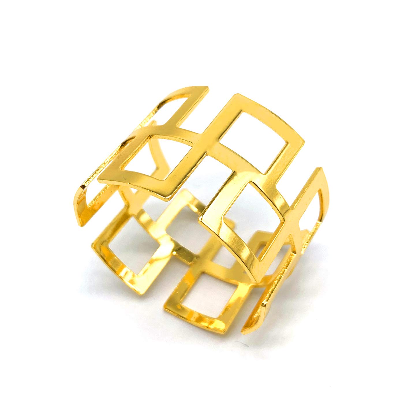 Buy Napkin Ring, 6/12 Pcs Metal Napkin Buckle Holder For Wedding Party Dinner Table Decoration(6 PCS-Leaf,Rose Gold) Online At Low Prices In India