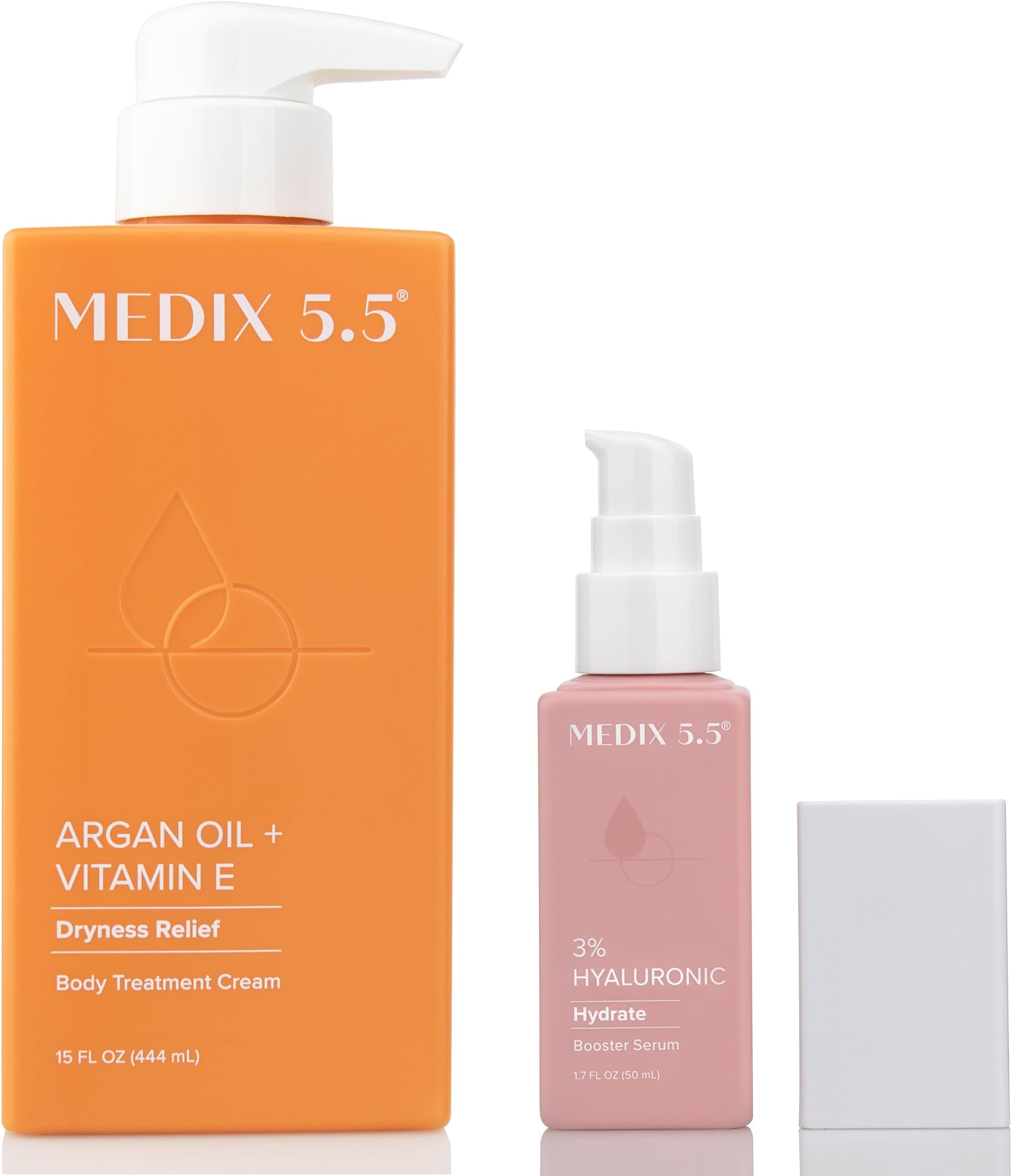 Argan Oil Anti-Aging Cream + 3% Hylaruonic Acid Hydrating Booster Serum Set