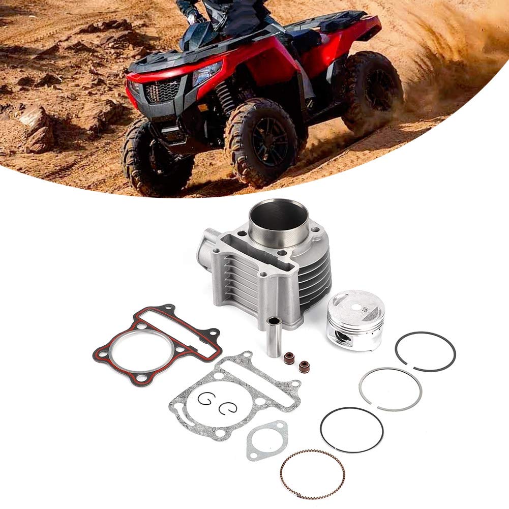 KIMISS Zestaw cylindra 57,4mm dla ATV QUAD GY6 150 157QMJ 1P57QMJ – chłodzenie powietrzem, 4-suwowy, kompletny zestaw