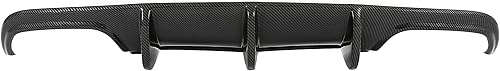 Miniatura 6 de HECASA Difusor trasero compatible con Mercedes Benz W204 C180 C200 C250 C300 C350 Sport C63 AMG parachoques alerón protector de cenefa de plástico