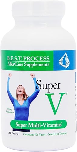 Morter HealthSystem SuperV - Paquete de 6 alcalina de mejor proceso, multivitamínico energizante y desintoxicante, vitaminas y minerales con enzimas disponible en Yaxa Colombia