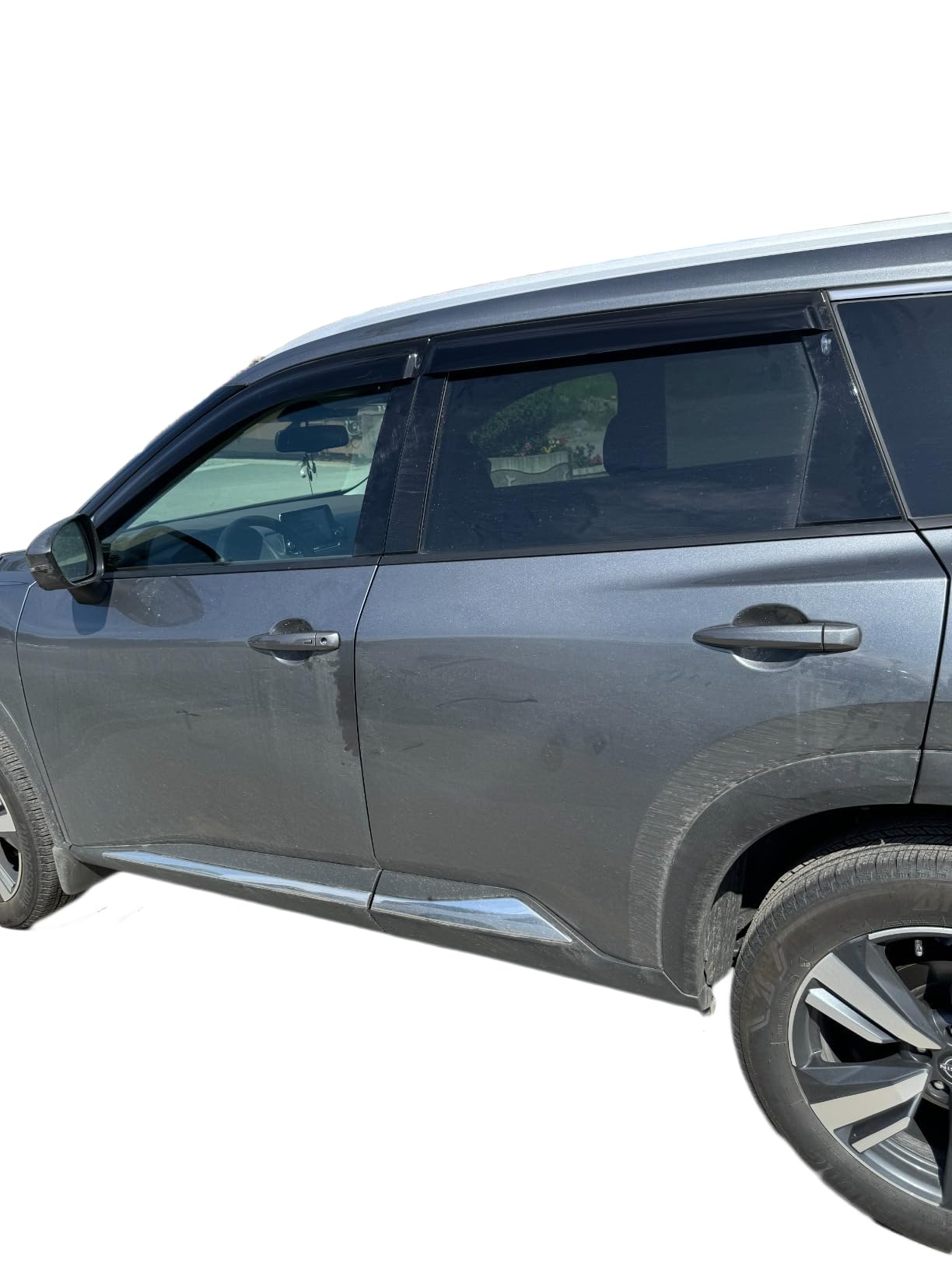 Outside Mount Rain Guards For 2009 - 2013 Nissan Rogue; 2014 - 2015 Nissan Rogue Select