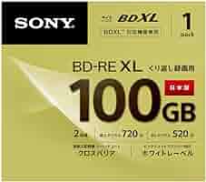 SONY - 【新品未開封】SONY BD-RE 1枚入×10 ホワイト BNE3VEPJ2 Amazon.co.jp: ソニー ビデオ用ブルーレイディスク (1枚パック