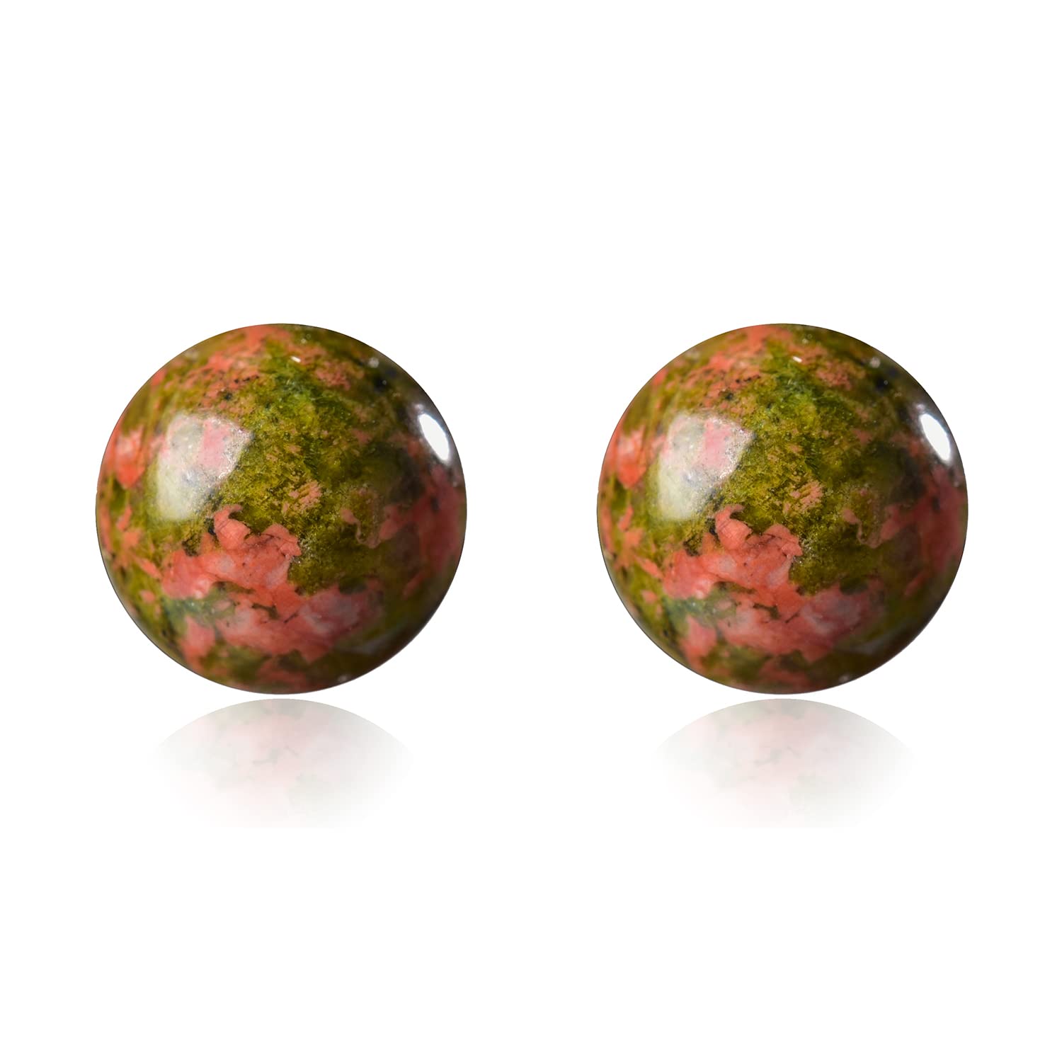 150pcs 6mm Unakite Jasper Gemstone Round Loose Beads for Jewelry Making Energy Stone Healing Power