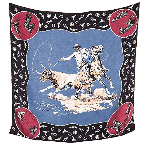 Wyoming Traders CM Russell Silk Scarf