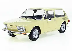 Miniatura - 1:24 - 1976 Volkswagen Brasília Bege - California Toys